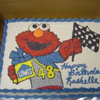 Elmo Johnson A friends two favorites, Elmo and Jimmy Johnson.