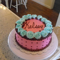 Simple Round With Roses 