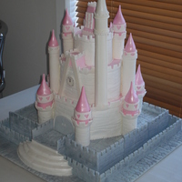 Princess Castle Cake Got a bit carried away with this one, it just grew and grew! The lucky birthday girl Diana was 5 and she asked for a castle with a moat and...