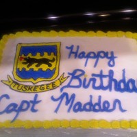Spit Fire Birthday Cake Tuskegee Grad Birthday cake! Couldn't find any color flow in my area. So this is what I came up with at the last possible minute :)