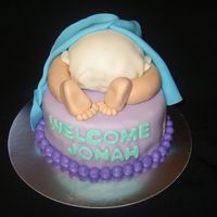Baby Jonah Bum Cake 