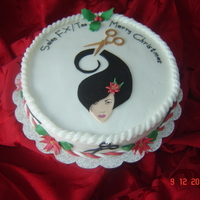 Hair Salon Cakes I made this cake for friends that work in the Hair Salon F/X for their Christmas party...
