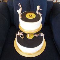 2Tier 50Th Playboy Cake this is the end result after the help from Doug in regards to the stand design thanks so much doug you are such an inspiration... this was...