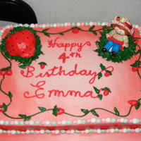 Strawberry Shortcake I made Strawberry Shortcake out of gumpaste and fondant. The large strawberry is cake baked in a chip and dipper bowl from Home and Garden...