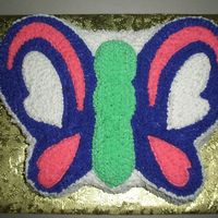 Butterfly Cake This cake was for my sister birthday.