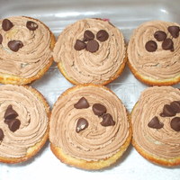 My 1St Time Made for Father's Day. These are the 1st cupcakes I have made 100% from scratch. Also, my first time piping the frosting. They are...