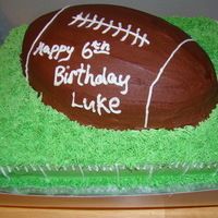 Football Field 1/2 sheet with football on top