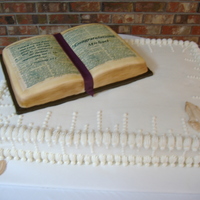 Pastor's Ordination Cake i made this cake for our pastor's ordination. This is the biggest cake i have ever made!