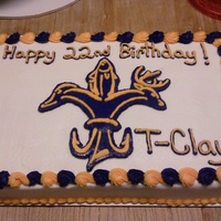 Louisiana Sportsman Fleur De Lis I made this for a friend's birthday.