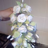 Wired Sugar Paste Flower Spray 