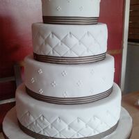 Round Weddin Cake 4 Tier 