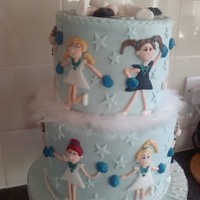 Cheerleader Cake 