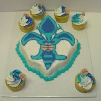 Fleur De Bee Logo for the New Orleans Hornets.