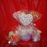 Valentine Bouquet Penny's cookie recipe, Antonia74 royal icing