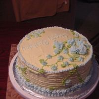 Diabetic Bday Cake another first for me. everything made with equal sweetner, the client loved it.