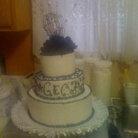3 Tiered Wedding Cake first time doing a wedding cake