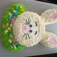 Easter Bunny I made two of these for different family Easter get togethers. Fun and easy!