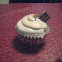 Smores Cupcake Not the best photo, SORRY! But this is a graham cracker cupcake with a spoonful of chocolate truffle and then marshmallow frosting that I...