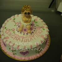 Baby ice cream cone and buttercream baby