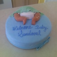 Baby Rump Cake This is one of my first cakes that I did a year ago for a friends shower. Bottom cake is 10 in round covered in fondant, and baby butt is...