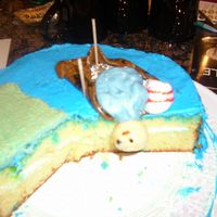 My Grandfather Melted! First fondant figure, didn't realize that putting it in the greezer would in fact not make it harden, but make it melt. Ah, so sad. At...