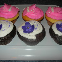 Girl Birthday Cupcakes 