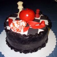 My Twilight Birthday Cake Recently read the Twilight series and decided to do my own birthday cake as a Twilight cake. White chocolate sour cream cake with lemon...