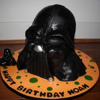 Dath Vader Chocolate cake with mint chocolate chip icing. Made for a friends son's 6th birthday. Thank you so CCer bakingGirl who helped me with...