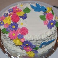 Class 2 Basketweave This is my finale cake from course 2! I love the basketweave technique and I love being able to make flowers in advance and then quickly...