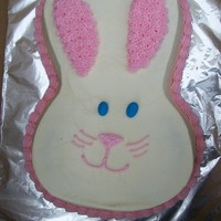 Bunny I like doing this in "stars" instead of icing it smooth...But this was okay. Done for a Relay for Life Event.