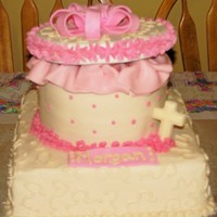 Communion Cake This was for my niece! all buttercream, gift box! she was very happy with it!