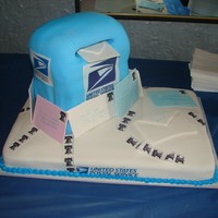 Mailbox Cake This was done for a retirement party!
