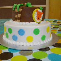 King Of The Jungle BC icing w/fondant accents....TFL!