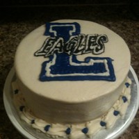Lindale made for a Junior High School band auction, yellow cake, buttercream frosting