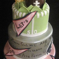 Penn State Shower Cake 