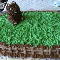 A Teddy Bear In A Basket This cake was for a young lady at my church who was going away to Bible College. This was a birthday and going away cake. She really loves...