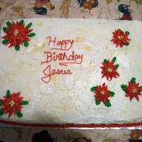 Happy Birthday Jesus! Happy Birthday Jesus! This is something we do Every year, I bake and decorate a cke and when all sing Happy Birthday to My Lord and Savior...