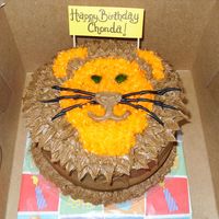 Lion Face Cake Lion Face Cake
