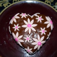 Mini Cake This was a mini cake as a gift for a girl at church. Butter Pecan W/Coconut Pecan filling.