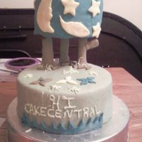 Just A Test Cake The point behind this cake was to test some things that look good on paper, and in my mind. Wanted to see how I could make them turn out....