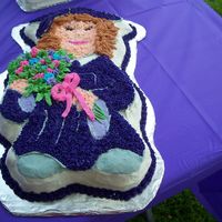 Girl Graduate I used the Wilton (boy) Graduate pan...and tweeked it to portray girl graduate with bouquet. This graduate chose the colors of her gown to...