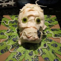 Spooky Cakes Contest Mummy Cake