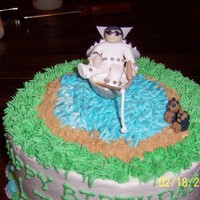 Chillin Elvis Banana cake with cream cheese frosting. Decorations in buttercream, fondant, and gumpaste. Thanks for looking