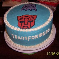 Transformers The characters were done with frozen buttercream transfer. Thanks for looking.