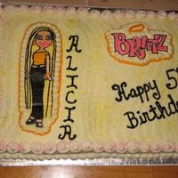 M_8B7B3B643D76288B289314F6B18B.jpg Bratz Cake! Cloe! My first time working w/FBCT!! LOVE IT!Full sheet cake 1/2 choc, 1/2 WASC w/buttercream icing.