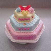 21St Birthday Cake I finally got to use some of the Isomalt that I bought, and it worked out really well. I can see that quilting is a "learning"...