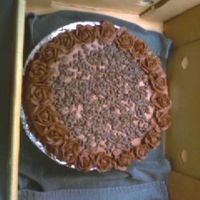 My Favorite Chocolate Cake There was pretty piping on the side too but i never got a picture :(
