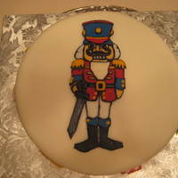 Nutcracker Ballet Cake MMF; gumpaste decorations....