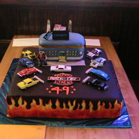 49Th Oldies/harley Cake/classic Cars I made this for my brothers 49th b-day. Everyone loved this cake. He loves oldies and Harley Davidson so I had to find a middle ground for...