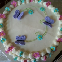 Red Velvet With Butterflies 